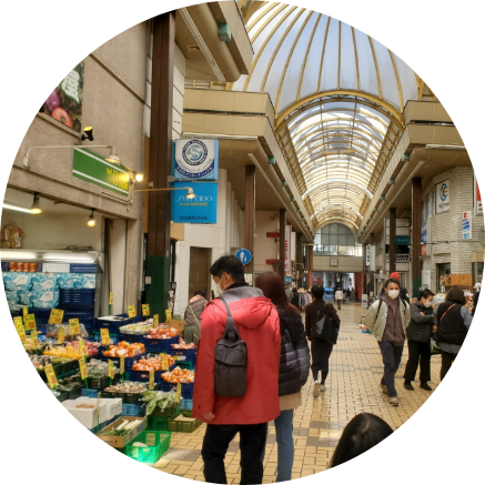 Common shopping streets in Japan